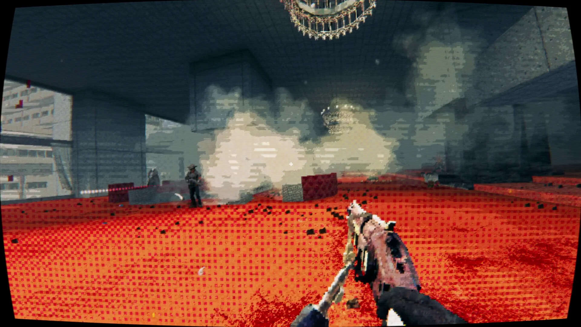 HEADCUTTER gameplay with LumaEdge ambient lighting