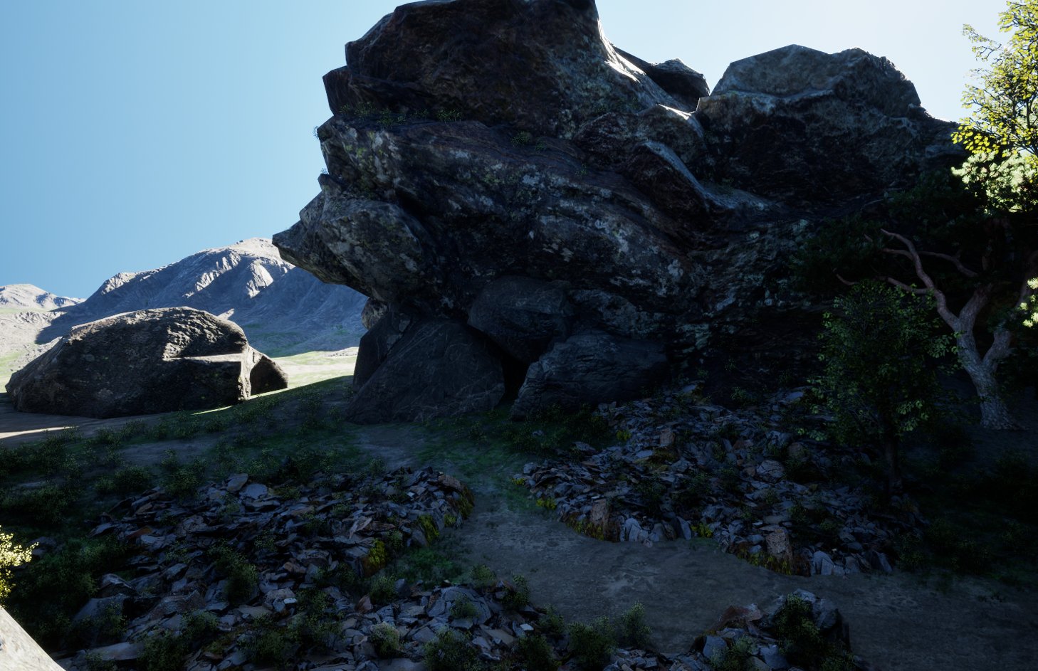 Dramatic rock formation